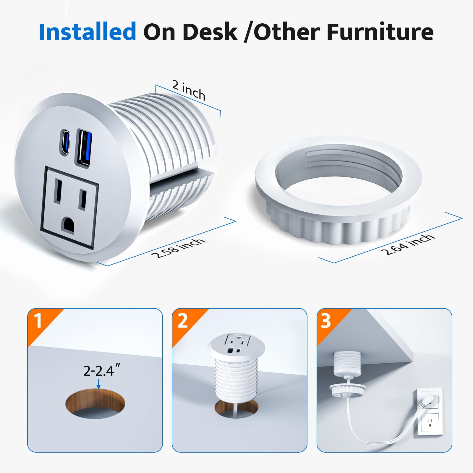 DOACE ETL-certified grommet ensures safety and reliable performance.