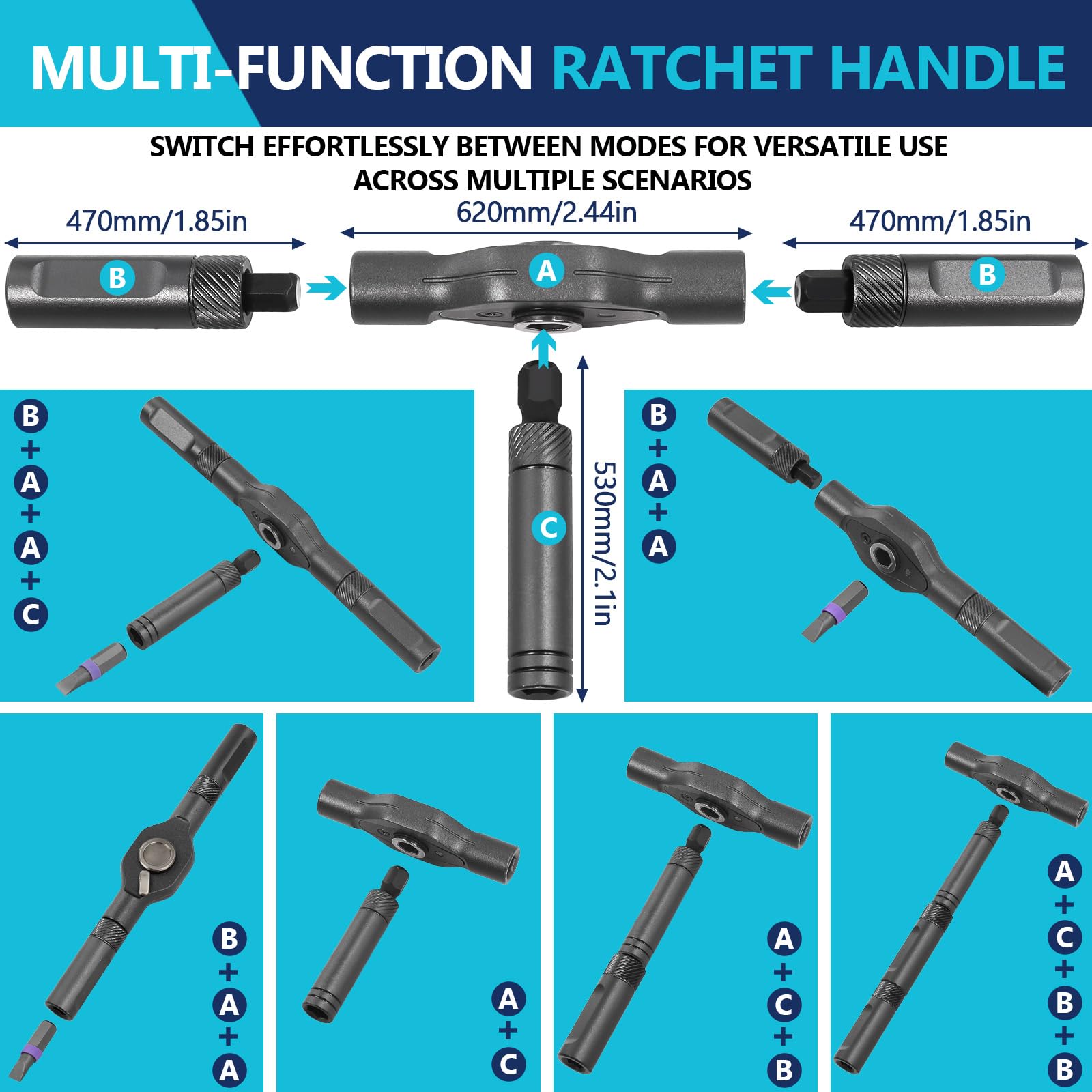 Doaho 42-in-1 standard 25mm bits for everyday precision tasks