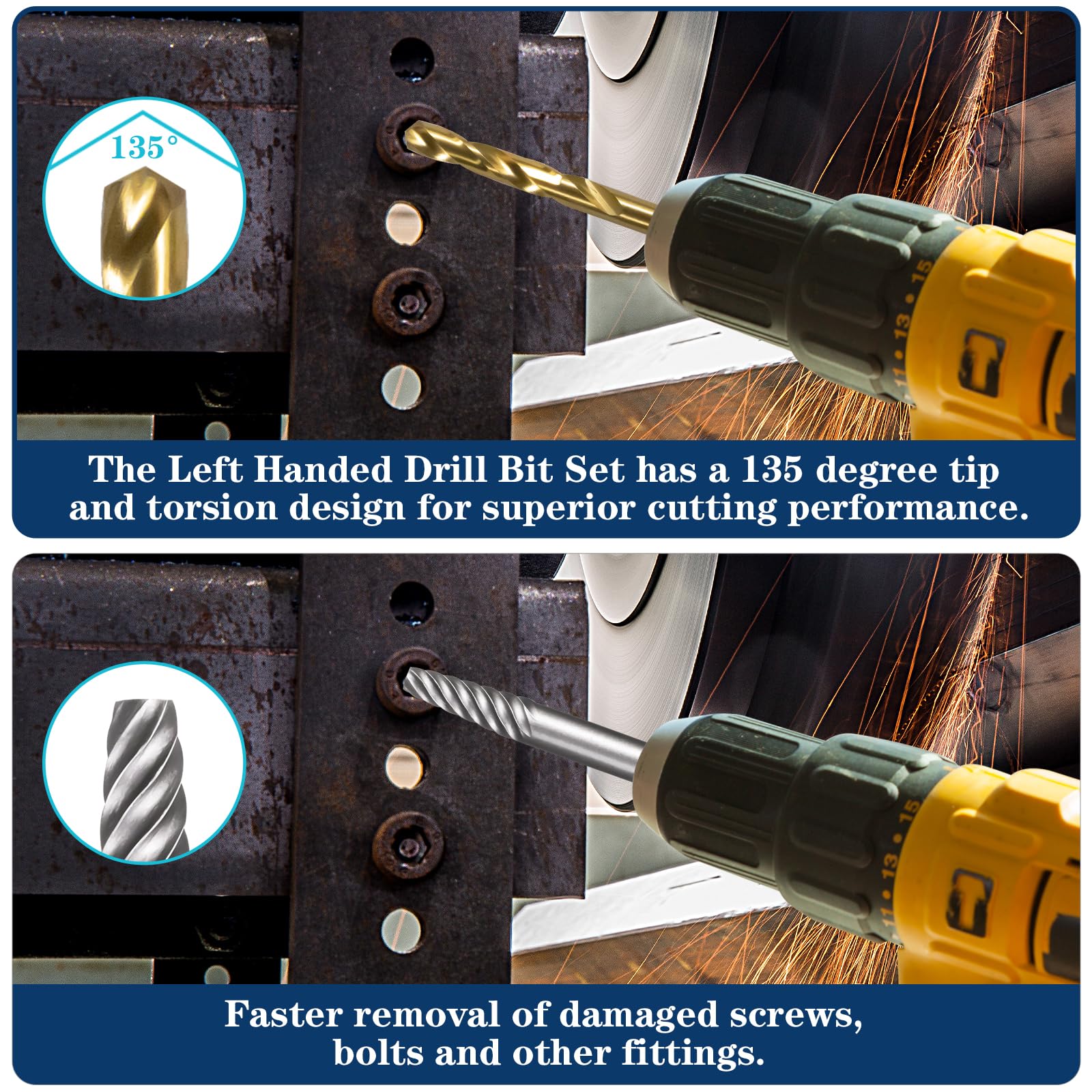 Doaho reverse spiral bolt remover demonstrates rusted fastener removal capability