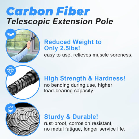 DOBEN pole with quick release lever for easy length changes
