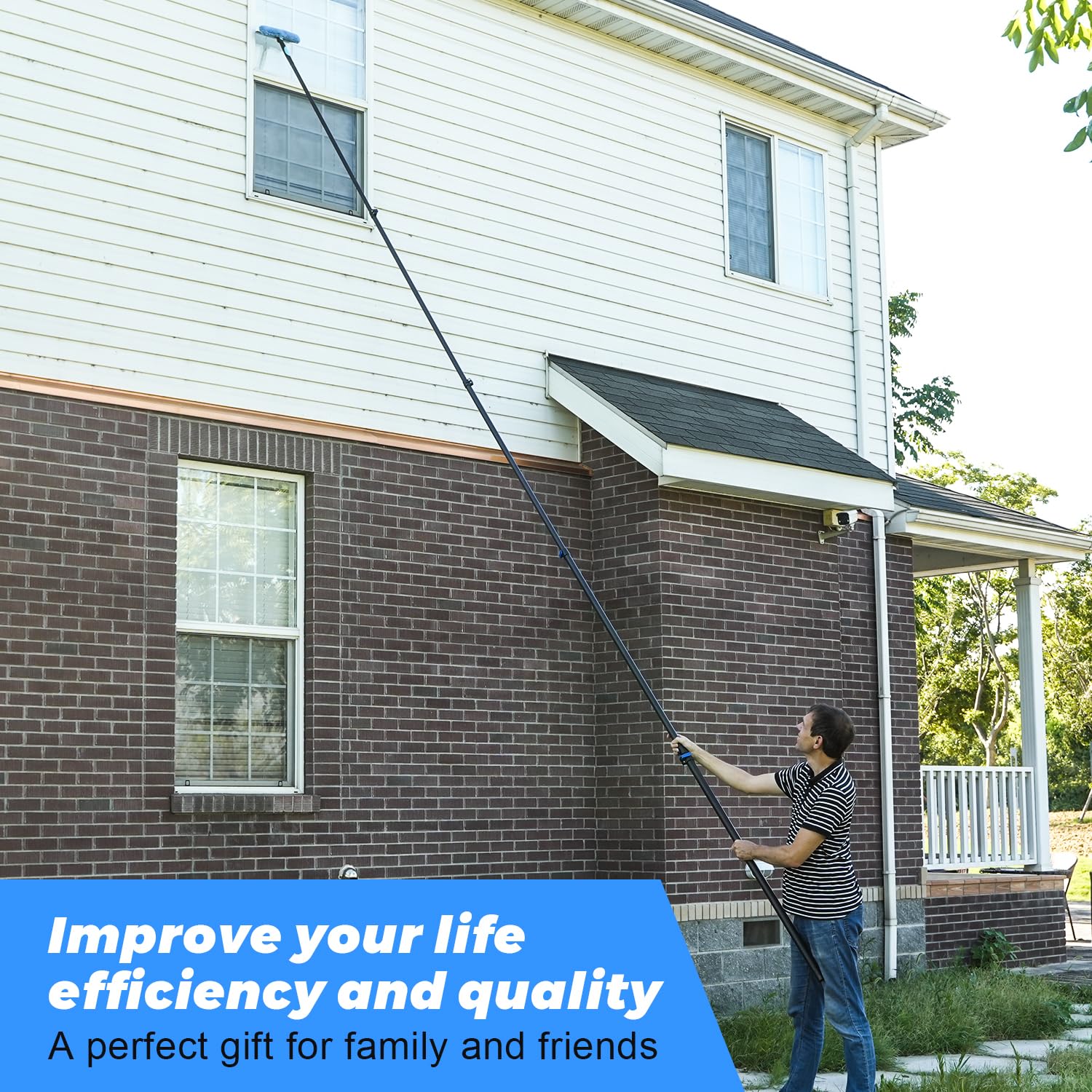 DOBEN extension pole used for high ceilings, windows, and fans