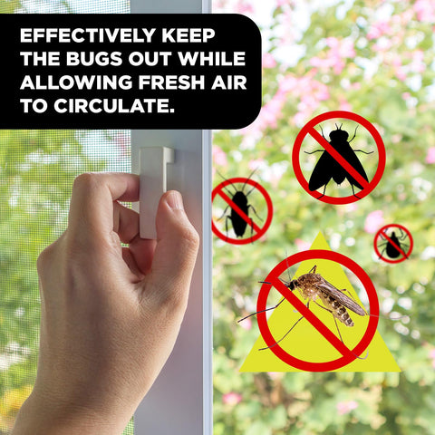 DOCAZOO door screen charcoal roll enables DIY fit and steady airflow