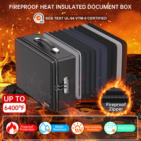 DocSafe 6400F interior compartments organized space for papers and valuables