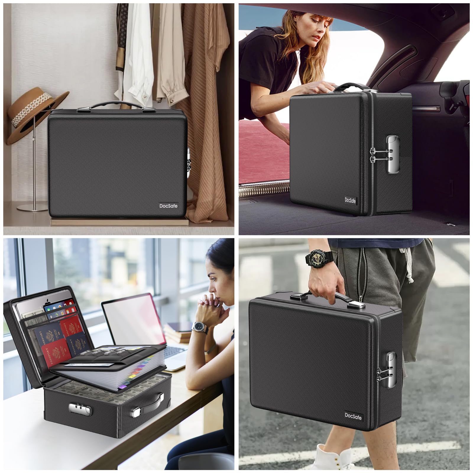 DocSafe 6400F space for laptop and documents inside the box