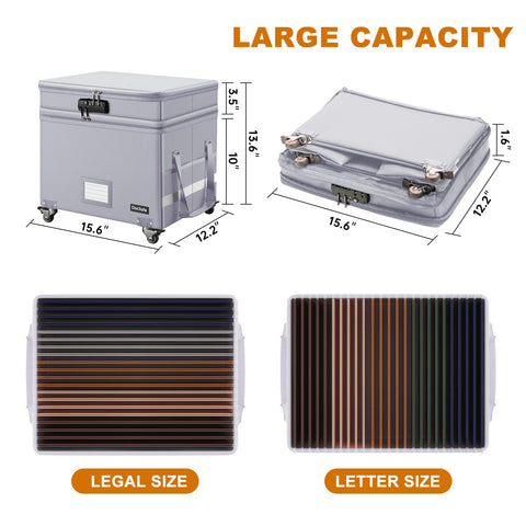 DocSafe collapsible design allows simple storage when not in use.