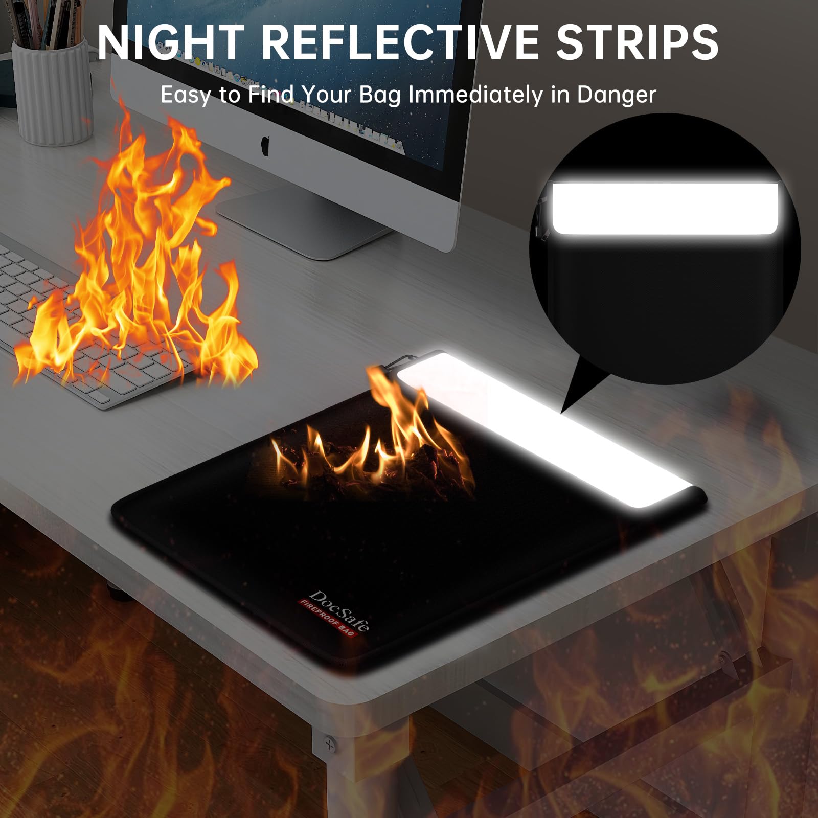 DocSafe hanger-friendly design makes grabbing essentials fast.