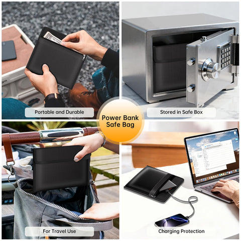 DocSafe reflective strip aids quick location in darkness.