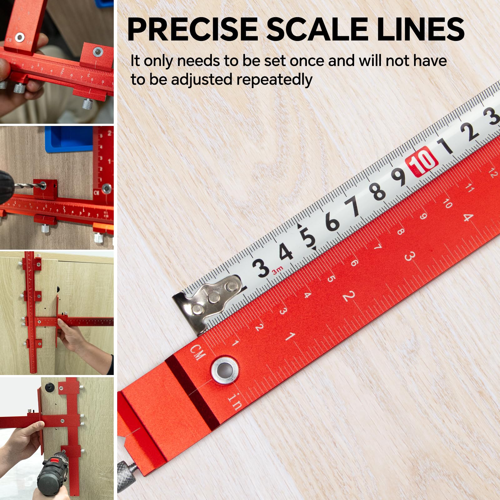 DOCXCDO center punch feature ensures consistent starter holes for clean, repeatable results.
