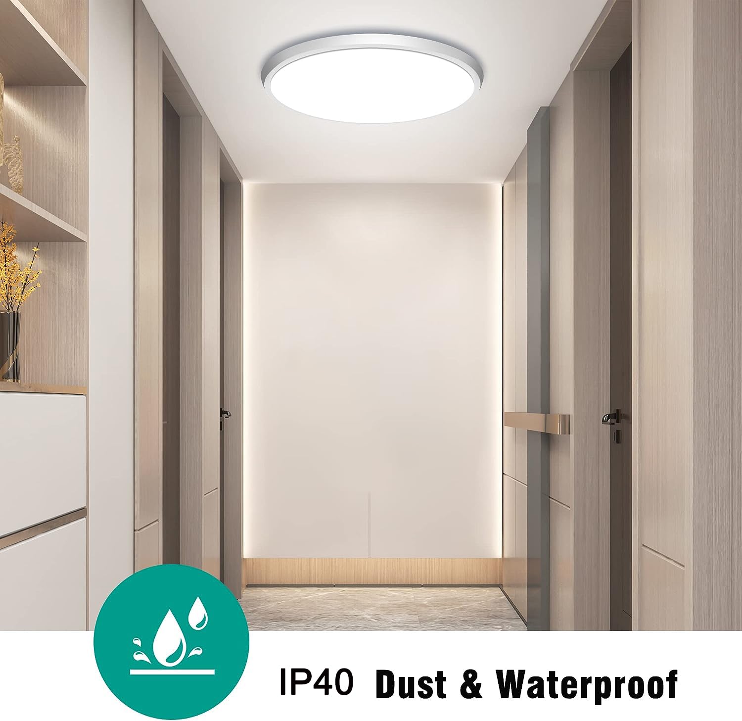 Dodopen garage view emphasizes durable, long-lasting LED lighting for workspaces.