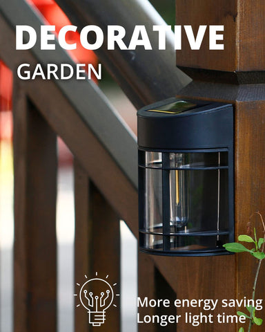 DOESLAG auto on/off solar light offers maintenance-free performance