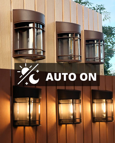 DOESLAG high-efficiency solar panel provides reliable charging for night lighting.