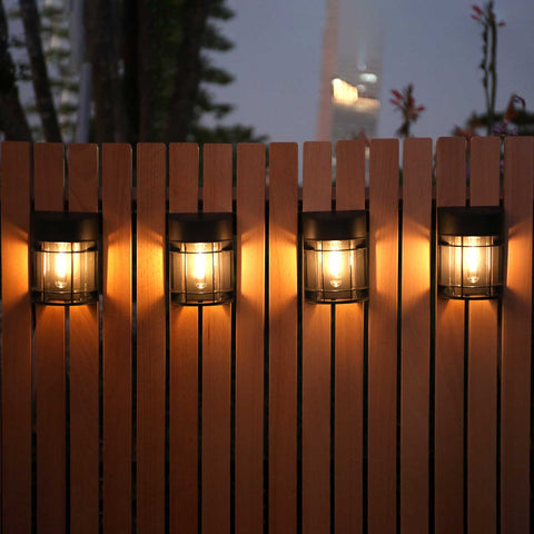 DOESLAG yard steps solar light provides automatic dusk to dawn lighting