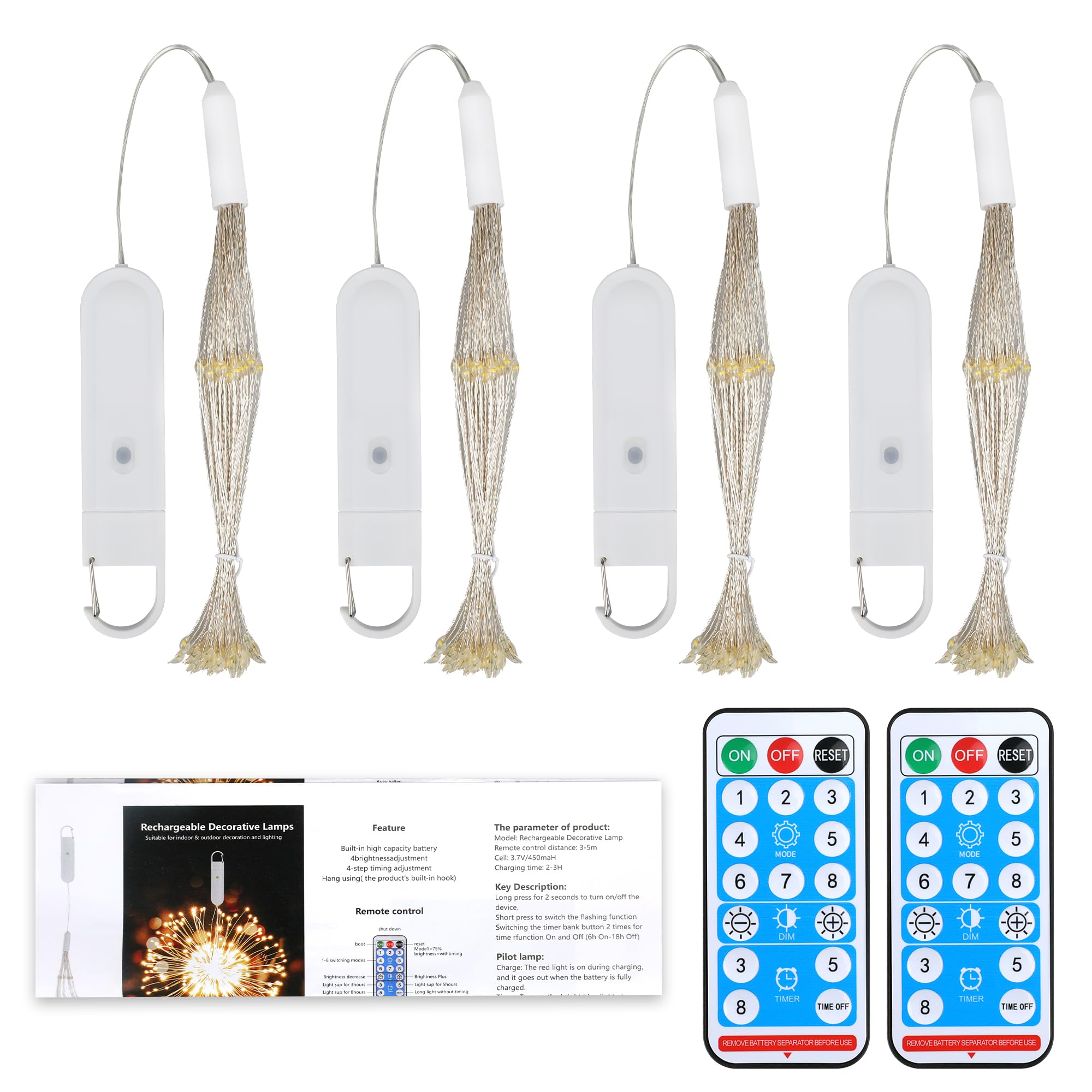 Dofulay 4-pack light set for versatile decorating