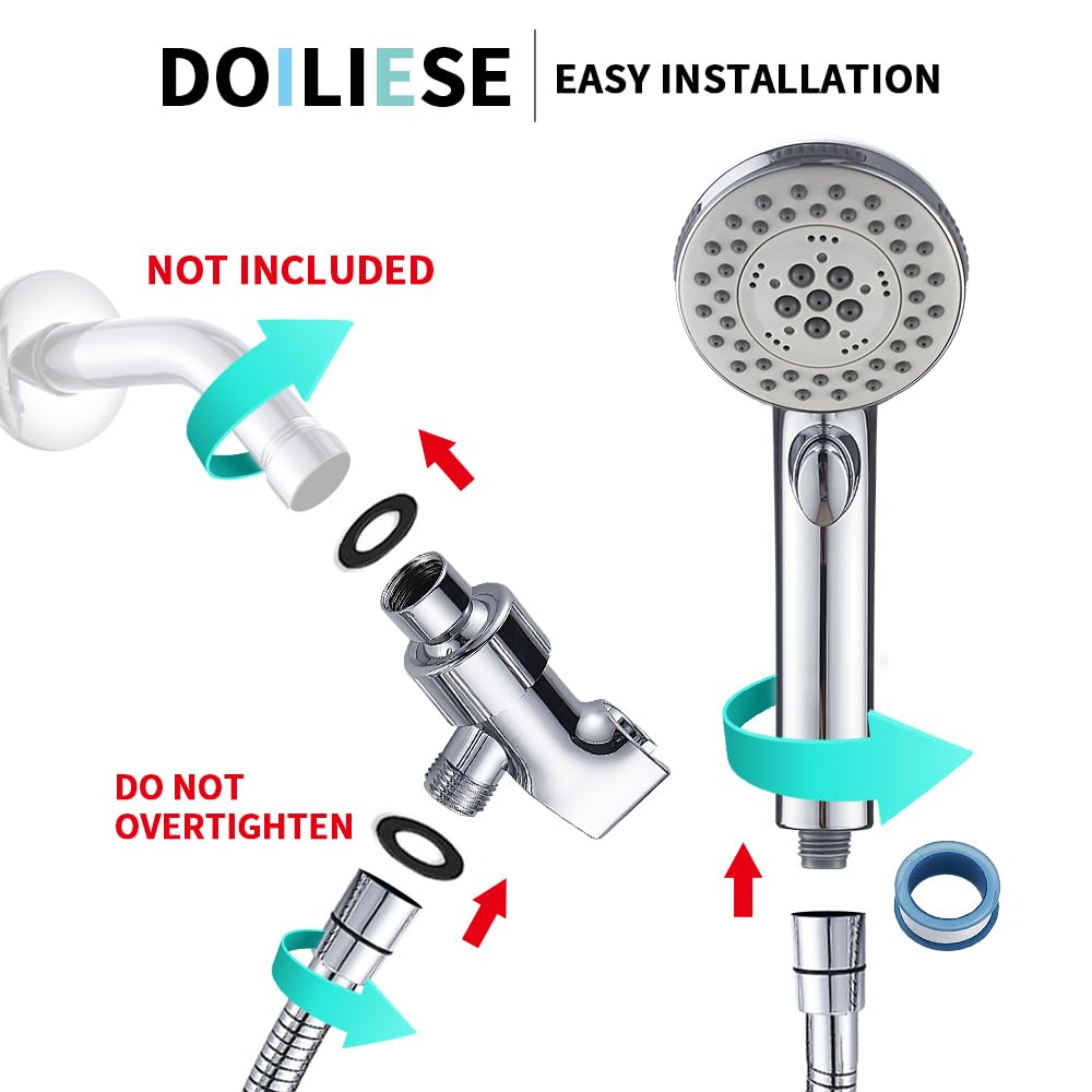 DOILIESE brushed nickel finish resists spots for lasting shine