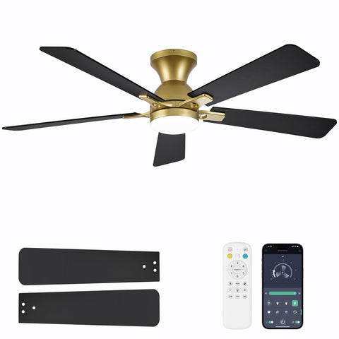 Dolavast 52-inch ceiling fan with remote for easy comfort in any room