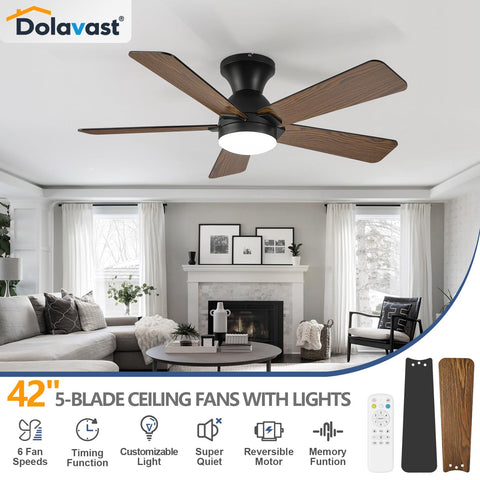 Dolavast dimmable LED light with 3000–6500K color options