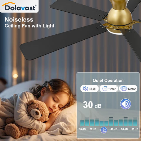 Dolavast five black blades offer stylish airflow