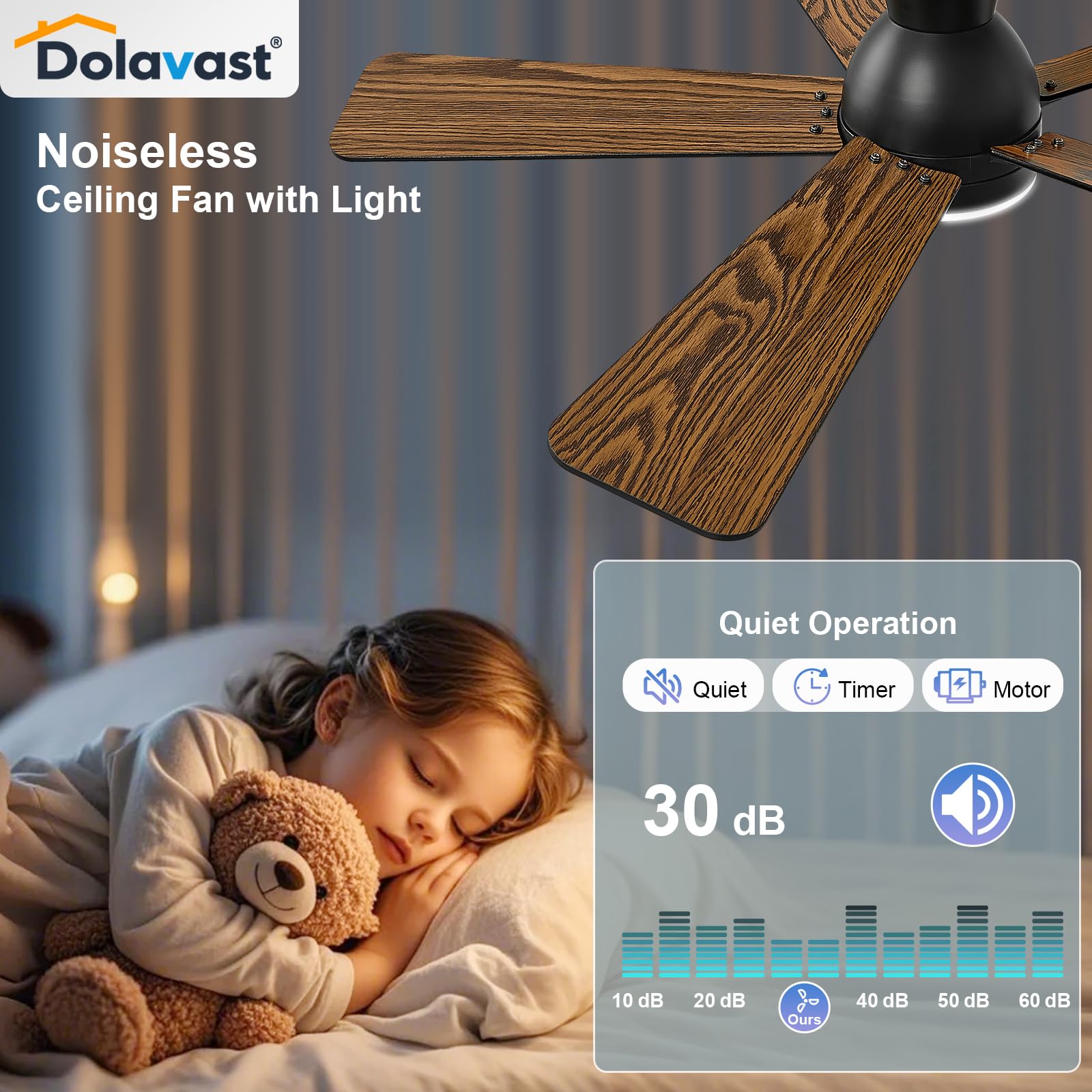 Dolavast flush mount design suitable for modern and farmhouse spaces