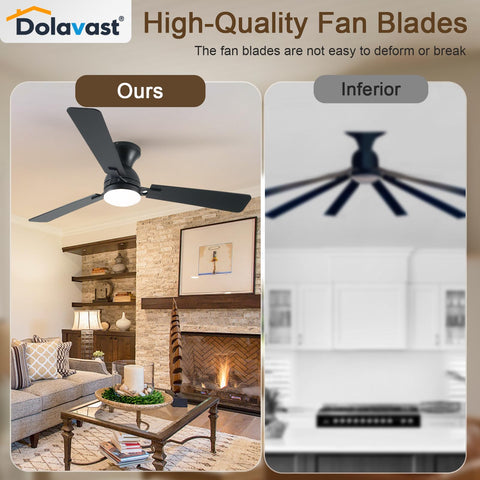 Dolavast flush mount, low-profile design ideal for rooms with limited ceiling height.
