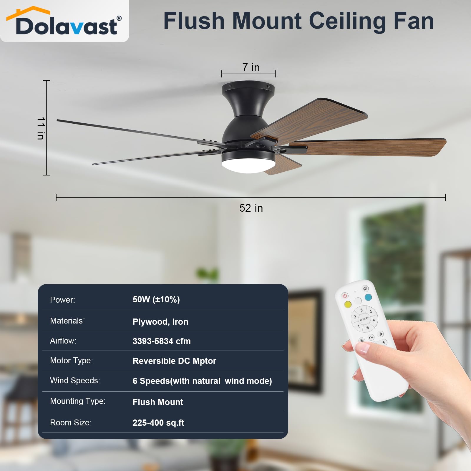 Dolavast light memory remembers brightness and color temperature after power-off.