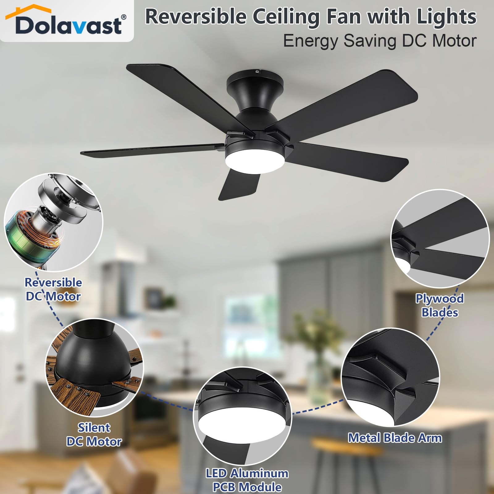 Dolavast timer options 2/4/8 hours for energy management