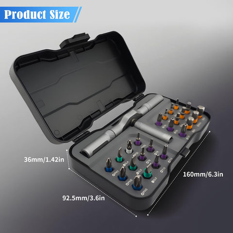 Dolcety compact tool kit fits easily in pockets for quick fixes