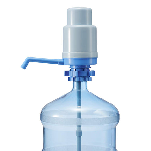 Dolphin Water Pump fits most standard 5-6 gallon bottles for quick, clean water pouring.