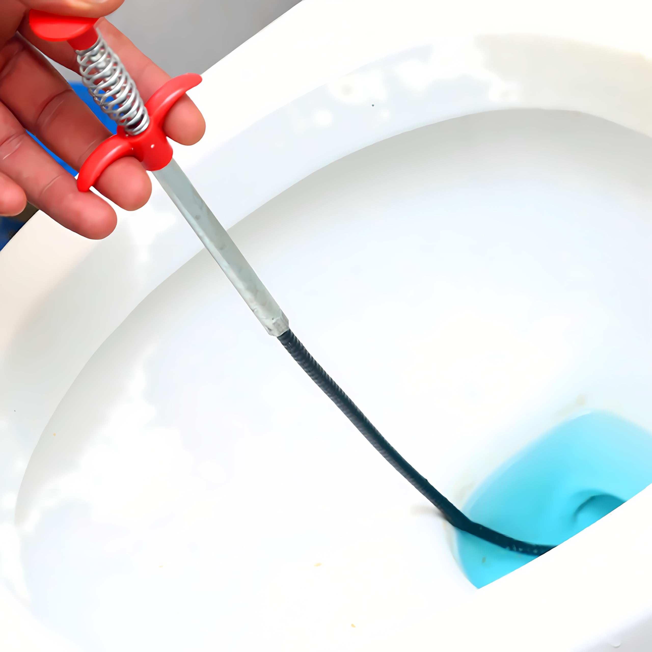 Domejo Drain Snake reaches straight or slightly curved pipes.