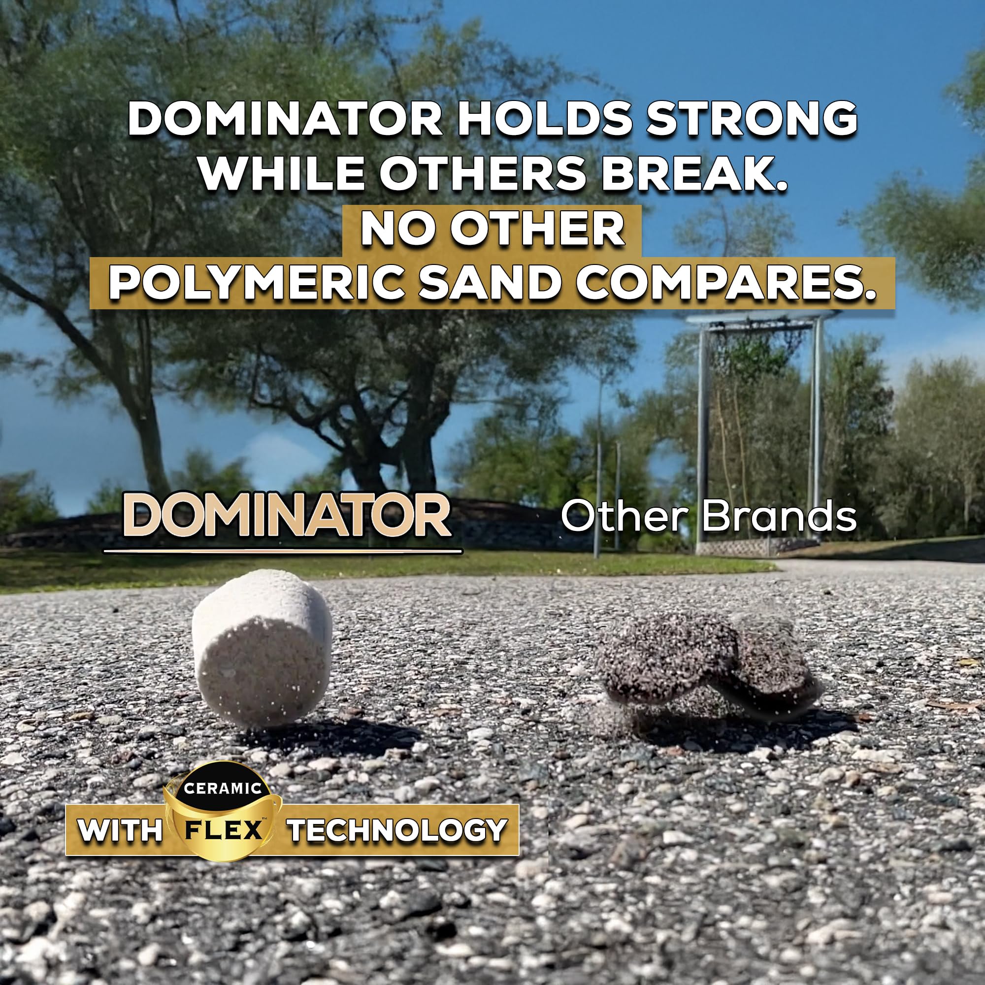 DOMINATOR joint width range 1/8 to 4 inches for versatility