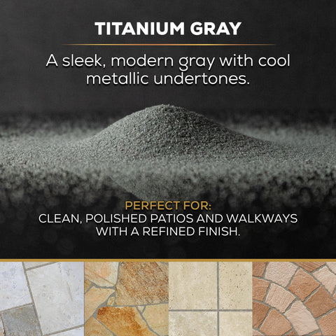 10 lb bag of DOMINATOR polymeric sand with Easy Pour Handle for clean pours.
