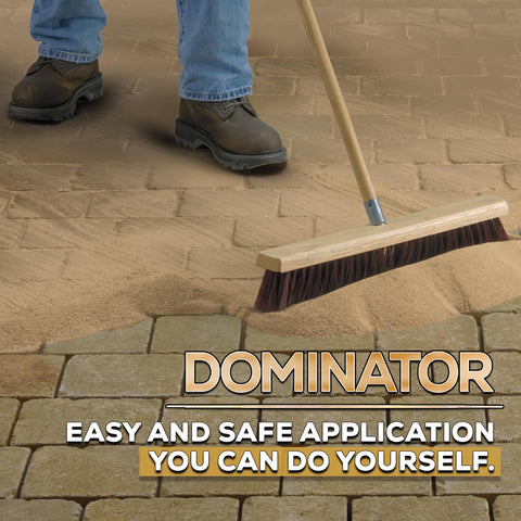 DOMINATOR camel brown color enhances outdoor patios and paths