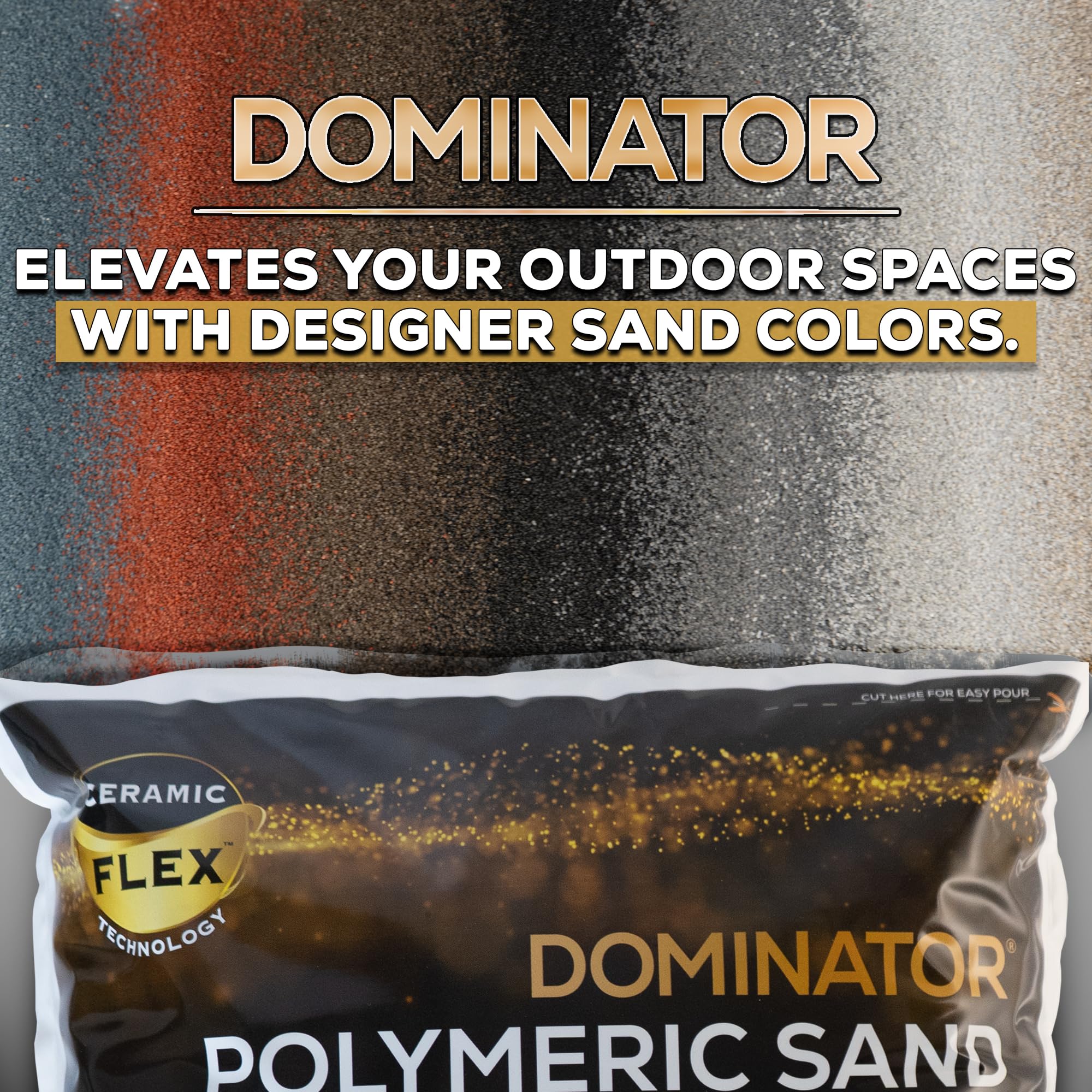 DOMINATOR application on patios and driveways delivers professional-grade results