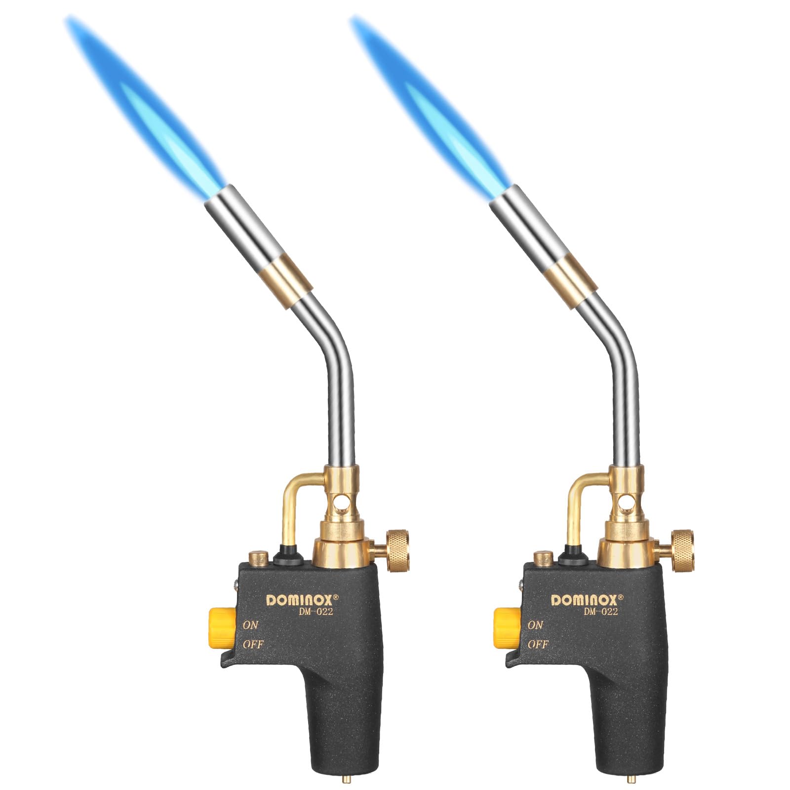 DOMINOX propane torch head two-pack for reliable ignition and easy handling.
