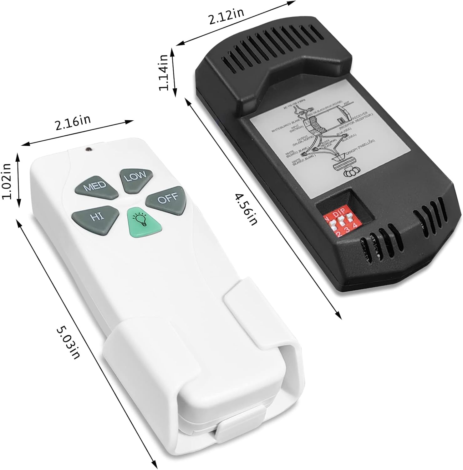Dommsinon five-wire installation for easy replacement without blade removal