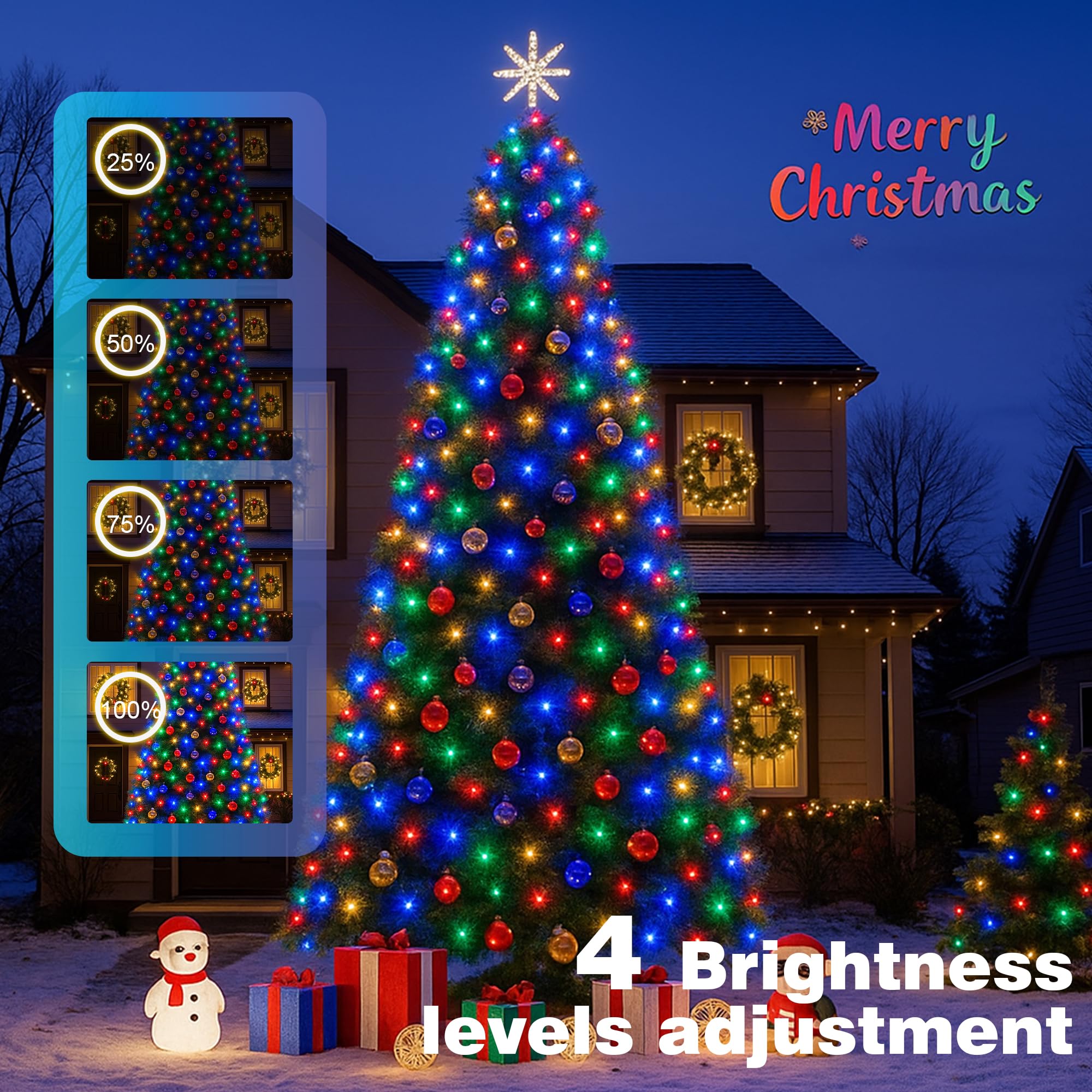 Domolli dimmable brightness levels let you set 25 to 100 percent ambience