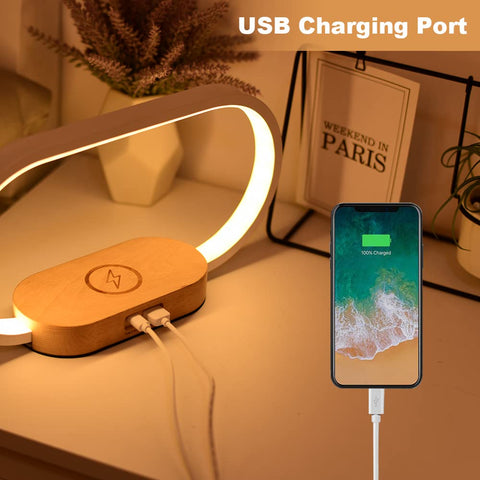 Donewin bedside lamp shows three color modes for different tasks.