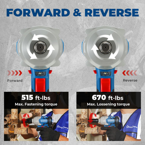 Dong Cheng 20V brushless impact wrench high-efficiency brushless motor for longer runtime.