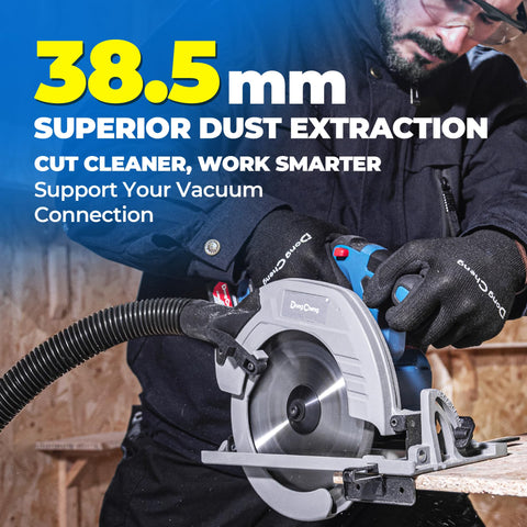 Ergonomic anti-slip grip reduces fatigue during long cuts