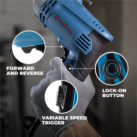 DongCheng Hammer Drill 6A cooling vents support extended work sessions