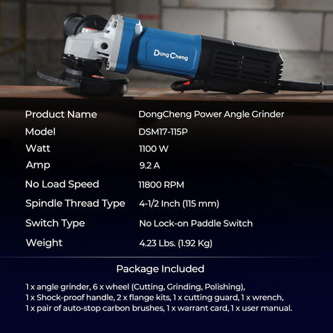 DongCheng include plenty of accessories for immediate project setup.