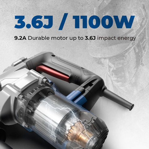 Dong Cheng safety clutch design protects the operator during heavy-duty work