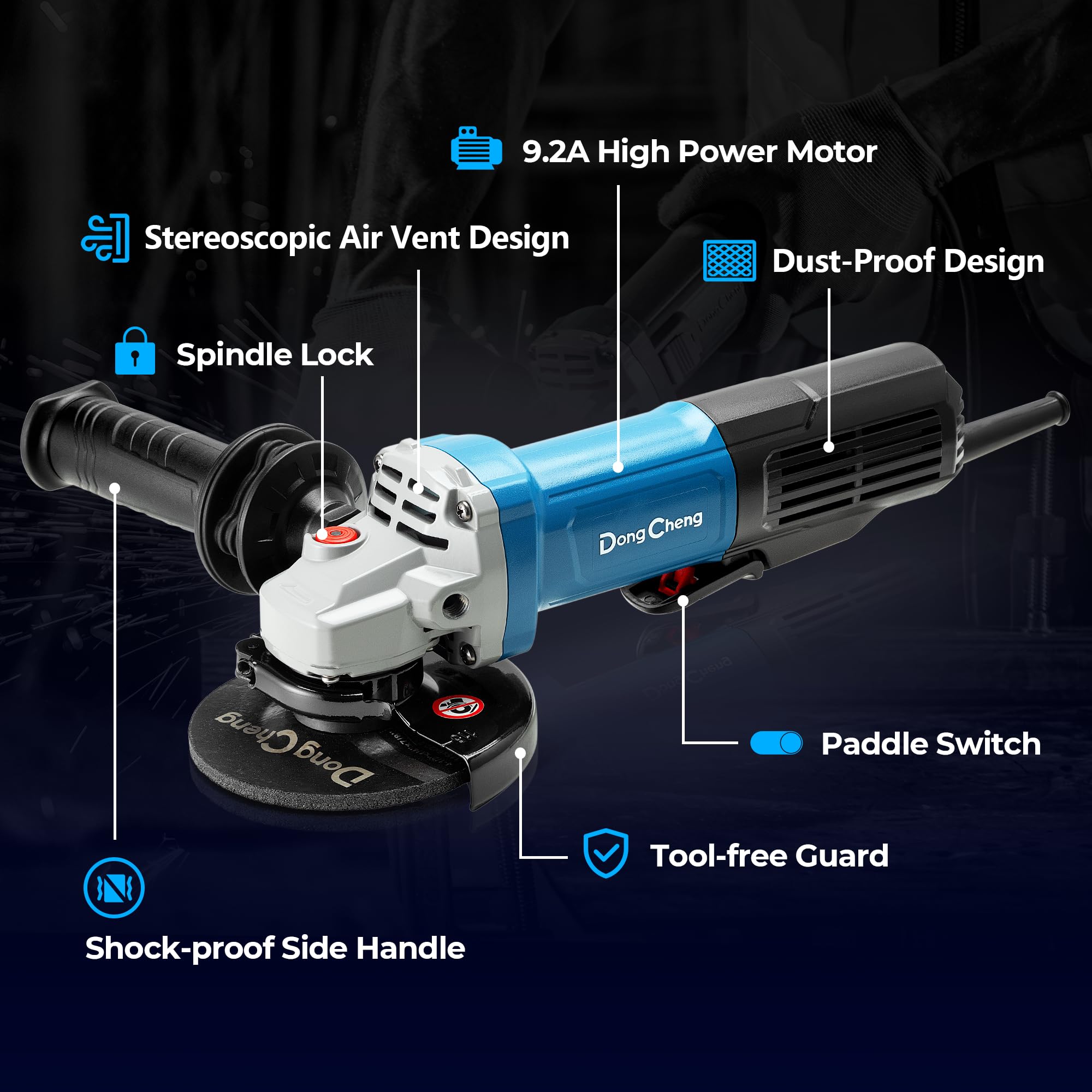 DongCheng spiral gears deliver durability under heavy-duty grinding.