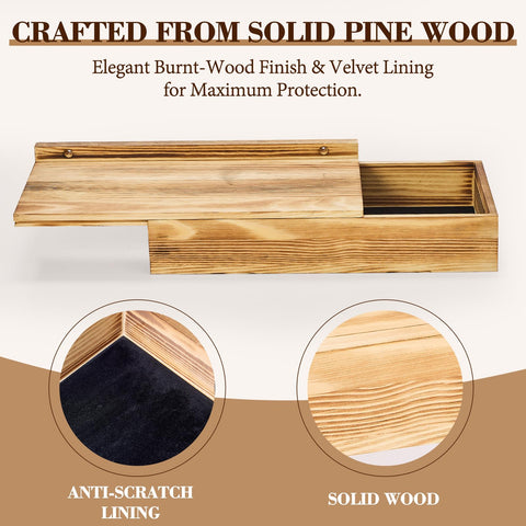 Dononr hidden-gun-storage-shelf oak finish emphasizes rustic elegance and secure storage.
