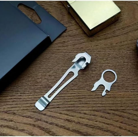 Donop lanyard ring with a keychain for secure carry.