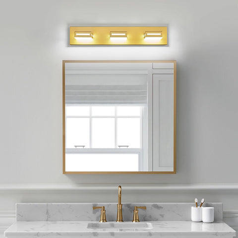Donrao energy-efficient LED vanity light suitable for baths and powder rooms.