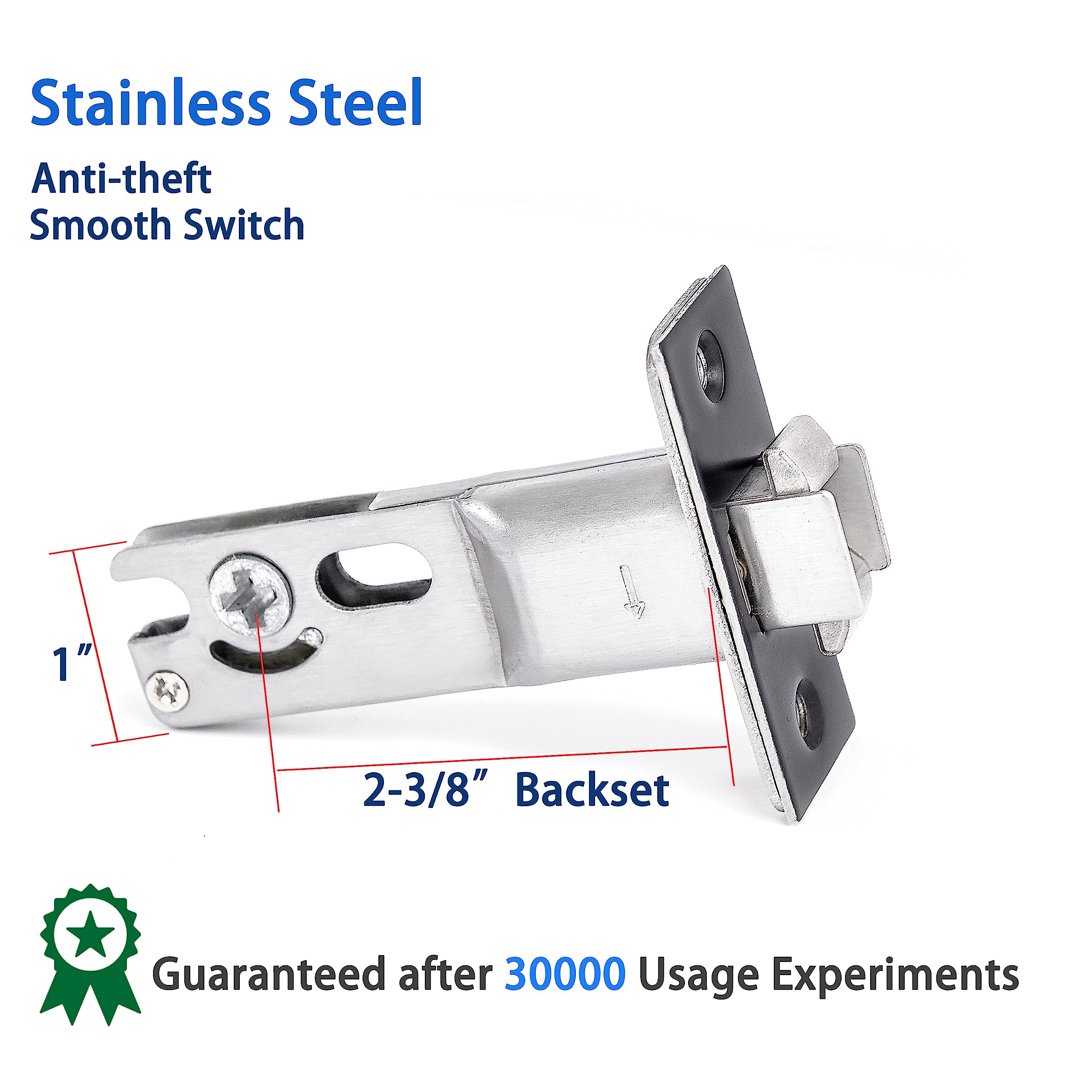 Dontay stainless steel lock body ensures smooth movement and durability