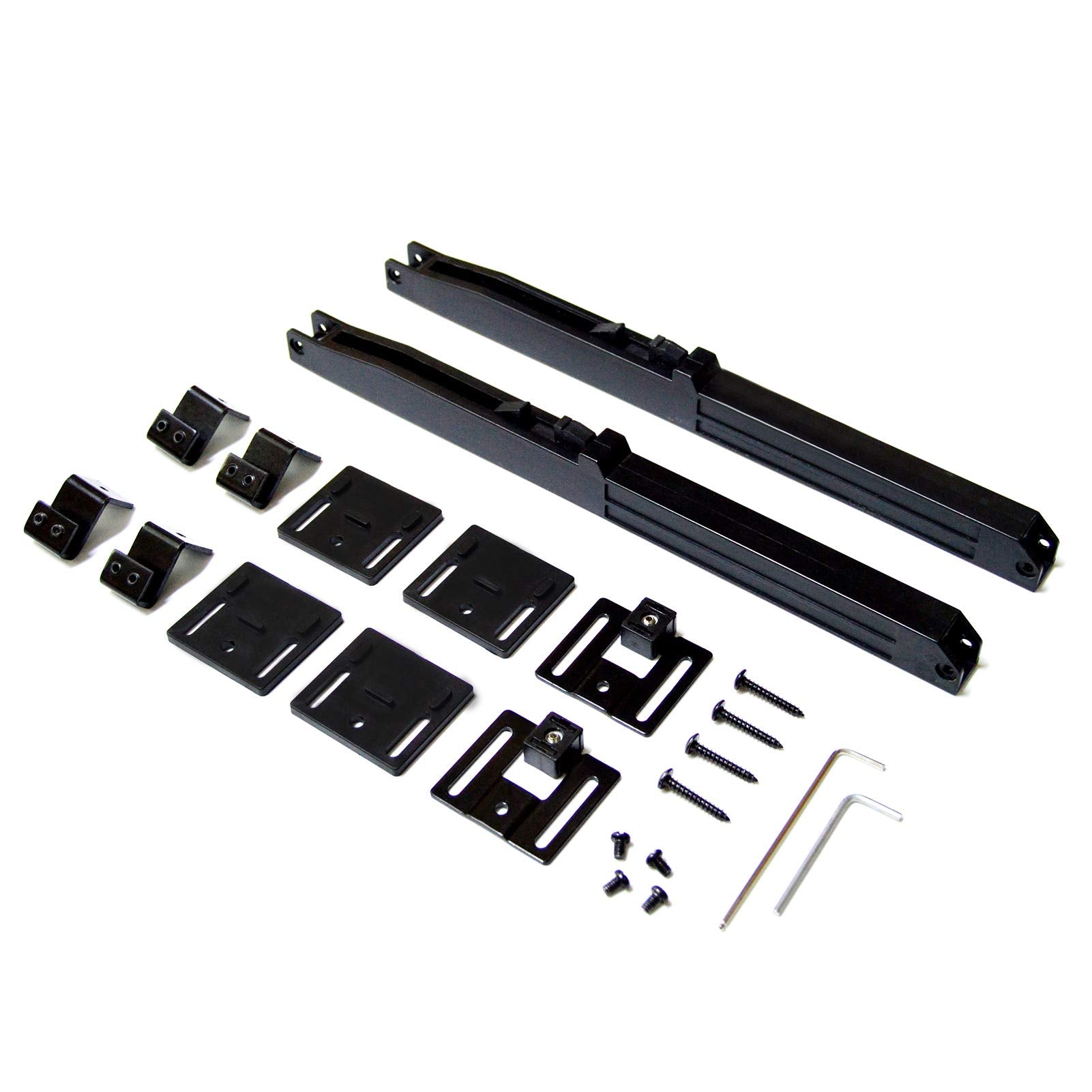 DonYoung soft close hole-free back-rail demonstrates drill-free installation.