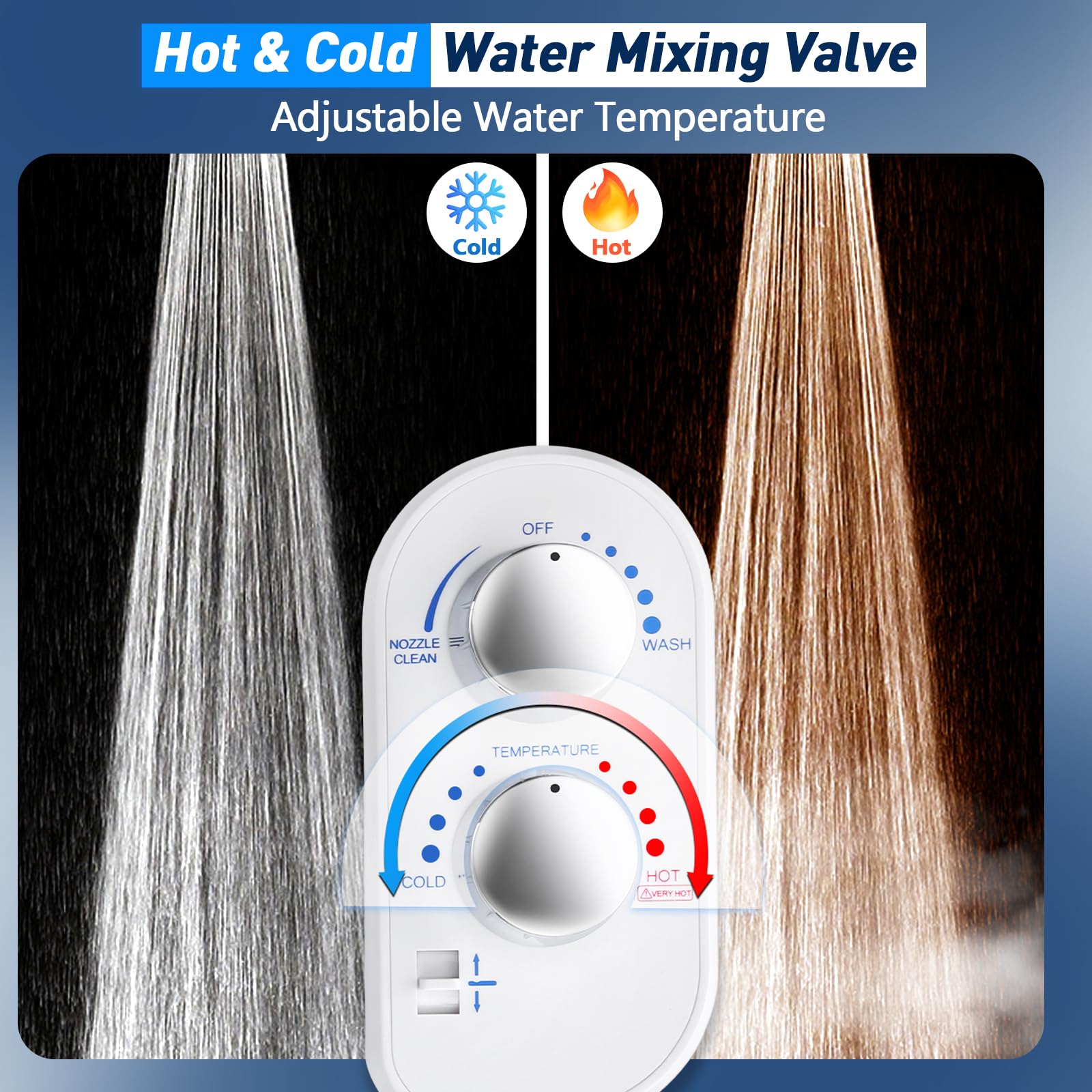 DooLv rear wash mode spray for targeted cleansing