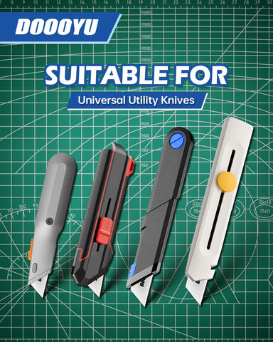 DOOOYU non-conductive blades reduce risk in electrical or sensitive settings.