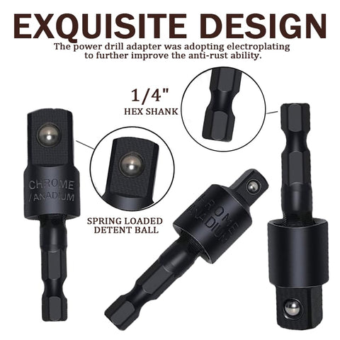 DOOOYU 360-degree rotatable socket adapter offers flexible positioning for varied tasks.